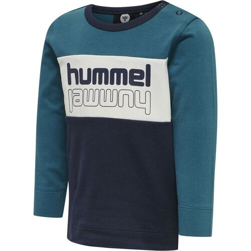 Hummel hmlBOLT T-SHIRT L/S - BLUE CORAL - 62 - blue coral
