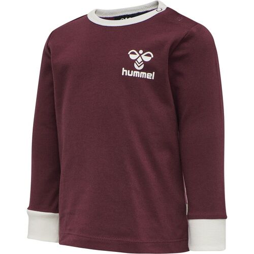 Hummel hmlMAUILINO T-SHIRT L/S - CHOCOLATE TRUFFLE