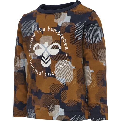 Hummel hmlBUDDY T-SHIRT L/S - BLACK IRIS