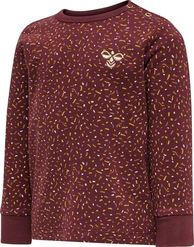 Hummel hmlSPRINKLE T-SHIRT L/S - CHOCOLATE TRUFFLE