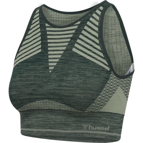 Hummel hmlVERA Seamless Sports Top - Darkest Spruce/basil Melange