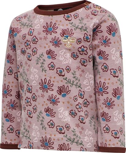 Hummel hmlCRAYON T-SHIRT L/S - WOODROSE