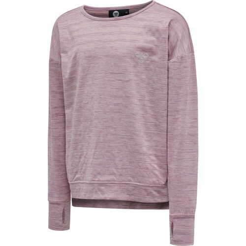 Hummel hmlLYNETTE T-SHIRT L/S - HEATHER ROSE - 140 - heather rose