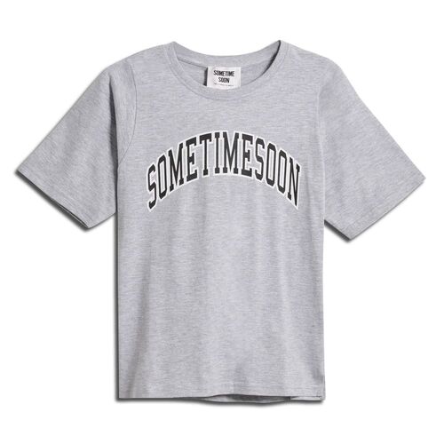 Hummel stsOCEAN T-SHIRT S/S - GREY MELANGE - 140 - grey melange