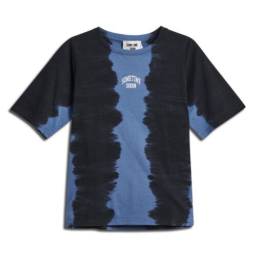 Hummel stsRIVER T-SHIRT S/S - TRUE BLUE/BLACK - 164 - true blue/black