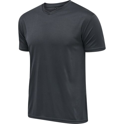 Hummel BASE COOL TEE - TITANIUM - XL - titanium