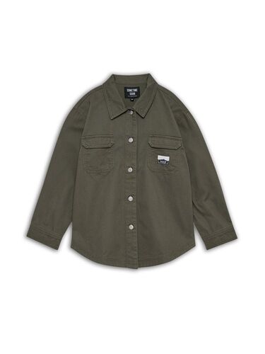 Hummel stsARK OVERSHIRT - DUSTY OLIVE - 164 - dusty olive