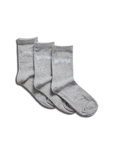 Hummel stsVARSITY SOCKS 3-PACK - LIGHT GREY MELANGE - 37/40 - light grey melange