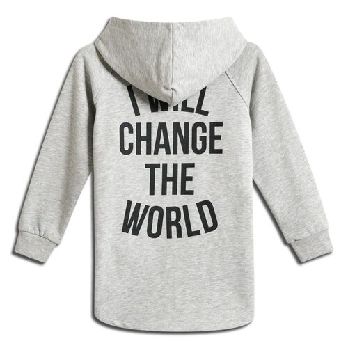 Hummel stmMONTERY HOODIE - GREY MELANGE - 164 - grey melange