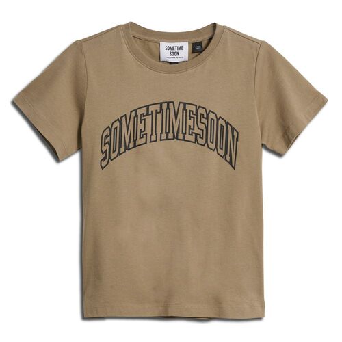 Hummel stmOCEAN T-SHIRT S/S - SEPIA TINT - 152 - sepia tint
