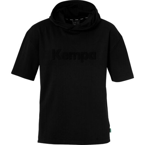 Kempa HOOD SHIRT BLACK & WHITE - schwarz