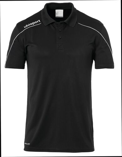 Uhlsport Stream 22 POLO SHIRT - schwarz/wei�