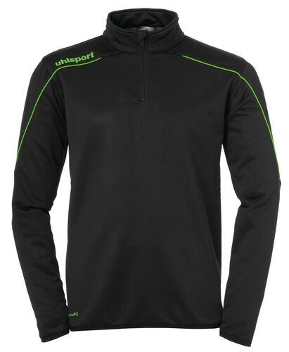 Uhlsport Stream 22 1/4 ZIP TOP - schwarz/fluo gr�n