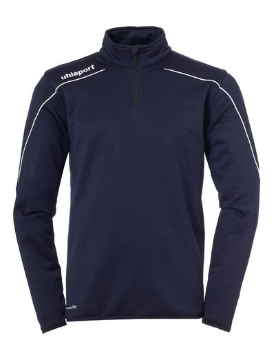 Uhlsport Stream 22 1/4 ZIP TOP - marine/wei�