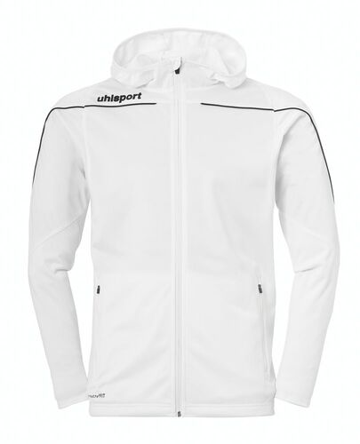 Uhlsport Stream 22 TRACK HOOD JACKET - wei�/schwarz