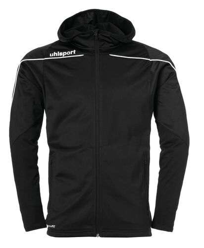 Uhlsport Stream 22 TRACK HOOD JACKET - schwarz/wei�