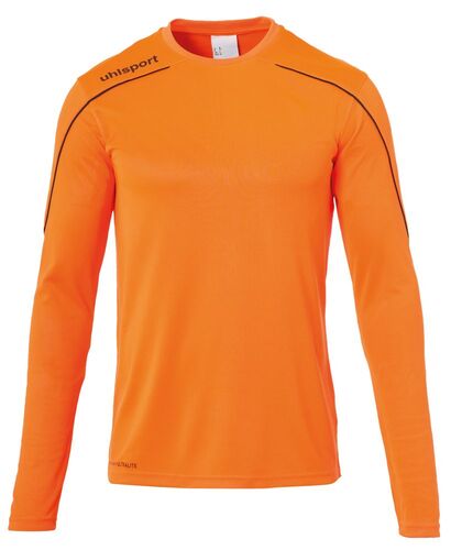 Uhlsport Stream 22 TRIKOT LANGARM - fluo orange/schwarz