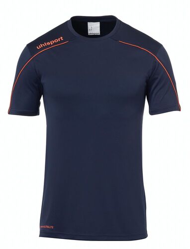 Uhlsport Stream 22 TRIKOT KURZARM - marine/fluo rot