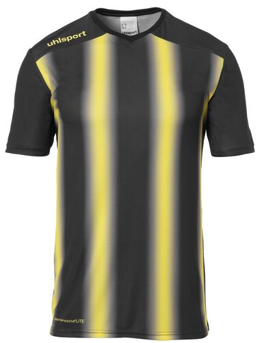 Uhlsport STRIPE 2.0 TRIKOT KURZARM - schwarz/limonengelb
