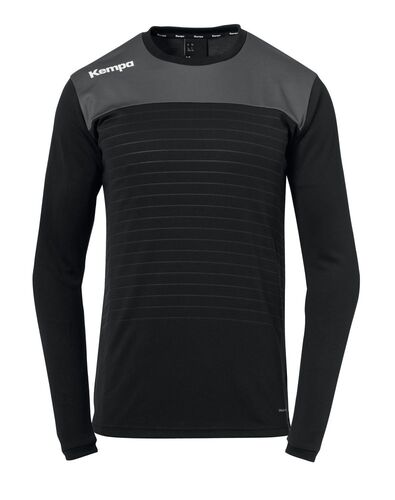 Kempa EMOTION 2.0 LANGARMSHIRT - schwarz/anthra