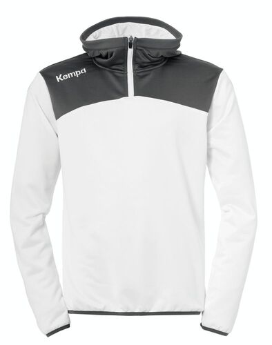 Kempa EMOTION 2.0 QUARTER ZIP HOODY - wei�/anthra