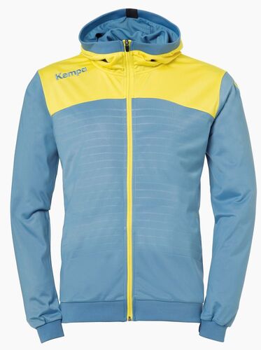 Kempa EMOTION 2.0 HOOD JACKET - dove blau/limonengelb