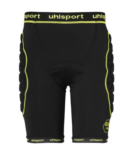 Uhlsport BIONIKFRAME PADDED SHORT - schwarz/fluo gelb