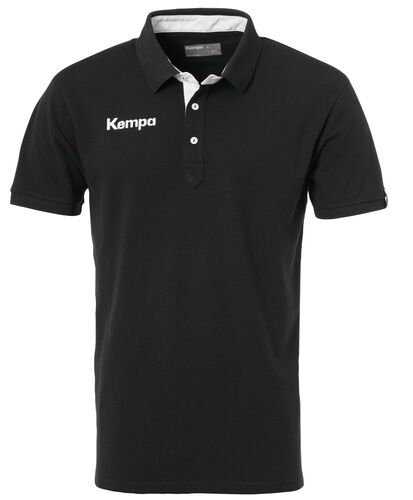 Kempa PRIME POLO SHIRT - schwarz/wei�
