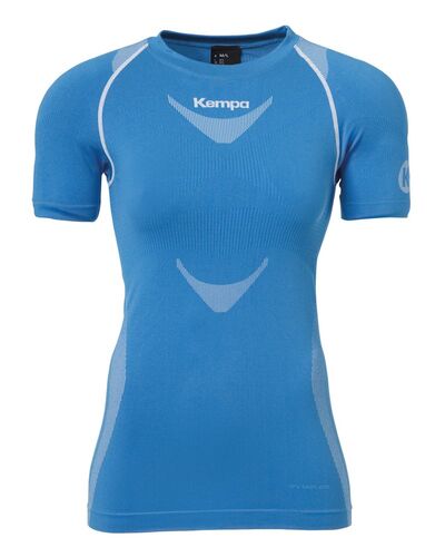Kempa ATTITUDE PRO SHORTSLEEVE WOMEN - kempablau/wei�