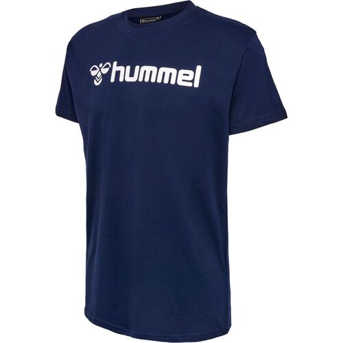Hummel hmlMOVER COTTON T-SHIRT S/S - marine