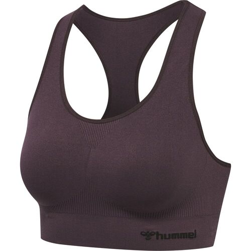 Hummel hmlTIF SEAMLESS SPORTS TOP - fudge