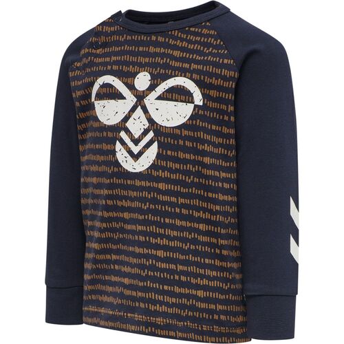 Hummel hmlBUSTER T-SHIRT L/S - black iris