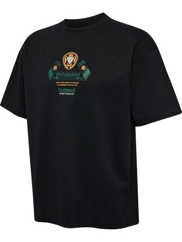 Hummel Hmlloose T-Shirt S/S Scarf - black