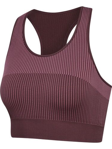 Hummel Hmlyoga Seamless W Crop Top - fudge