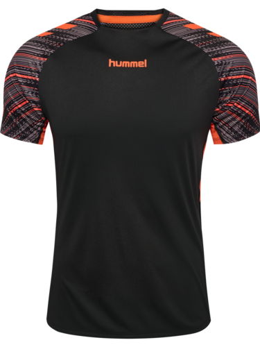 Hummel Hmlblaze Pro Training Jersey S/S - black/orange
