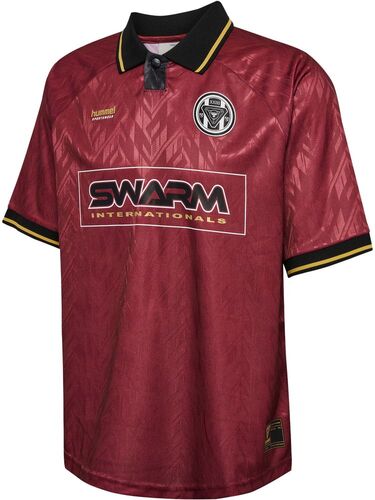 Hummel Hmlloose Bay Soccer Jersey S/S - syrah