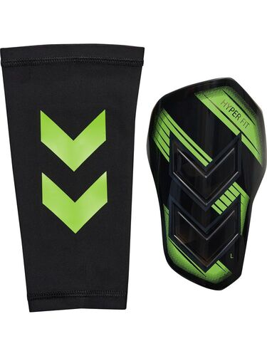 Hummel Hml Shin Guards Hyper Fit - transparent/green gecko