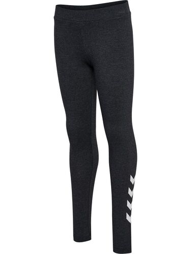Hummel Hmljr Logo Tights - black melange