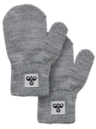 Hummel Hmlmini Knit Mittens 2-Pack - grey melange