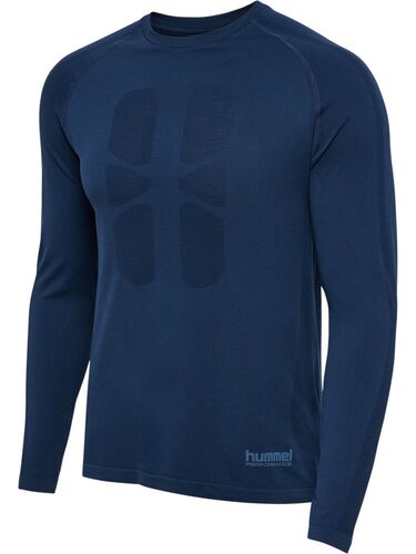 Hummel Hmlhiit Seamless T-Shirt L/S - dress blues