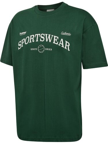 Hummel Hmlloose Tee S/S Club Sportswear - dark green