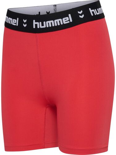 Hummel Hmlpulse Mid Waist Short Tights - cayenne