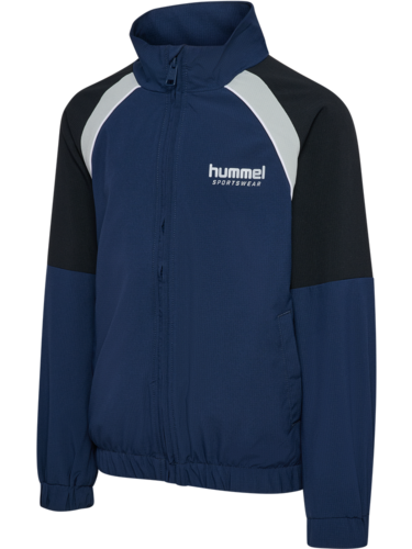 Hummel Hmljr Loose Tracksuit Zip Jacket - dress blues