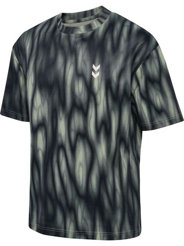 Hummel Hmlhiit Aop Loose T-Shirt S/S - seagrass