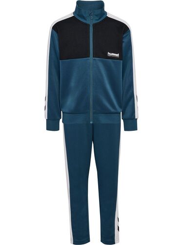 Hummel Hmljr Colorblock Tracksuit - wistful mauve