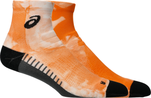 Asics Performance Run Quarter Sock - brilliant white/orange glow