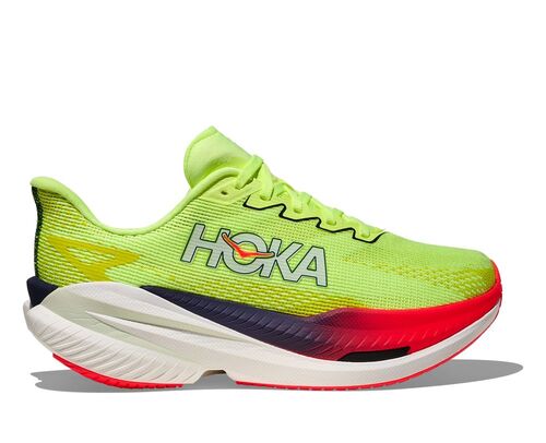 Hoka W Mach X 3 - neon yuzu / squid ink