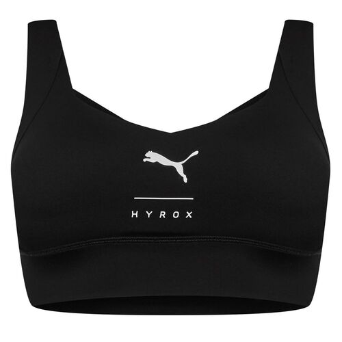 Puma x Hyrox World PWR Bra Sport-BH - schwarz