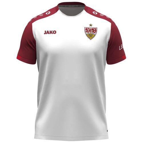 Jako Vfb T-Shirt Dynamic - wei�/dunkelrot/rot