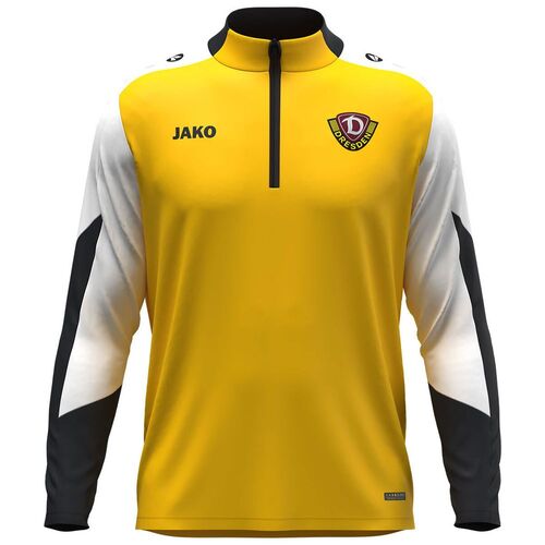 Jako Dynamo Dresden Ziptop Dynamic - gelb/wei�/schwarz
